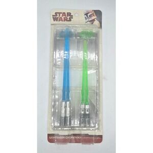 Star Wars Lightsaber Chopsticks Blue Green Collectible Kitchen Utensils